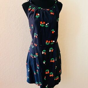 Vintage Malia Floral Midi‎ Dress